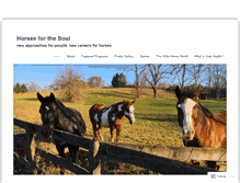 Tablet Screenshot of horsesforthesoul.org